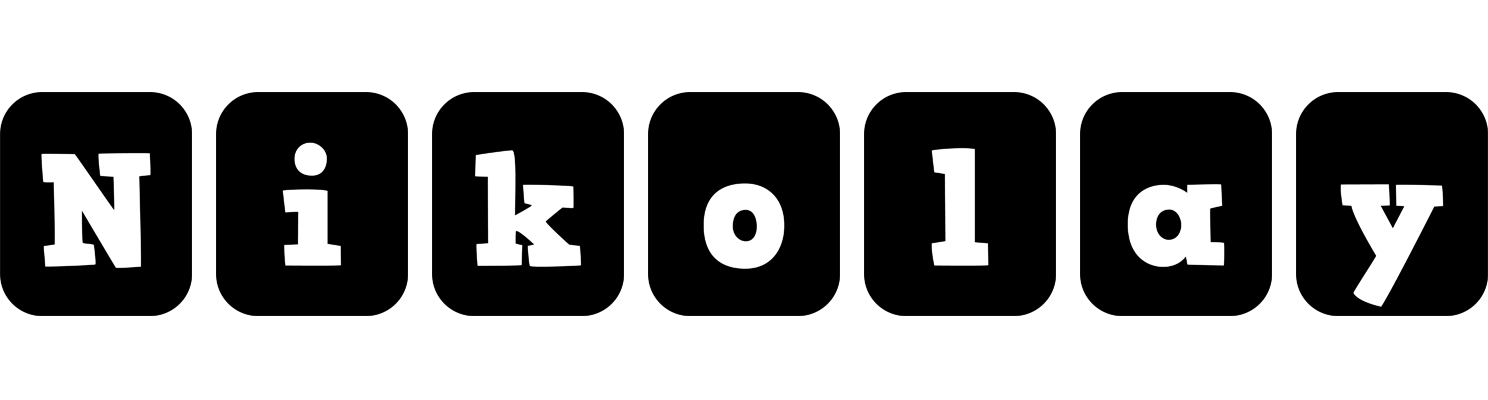Nikolay box logo
