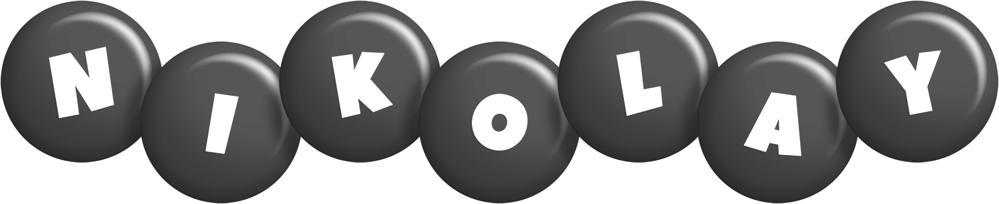 Nikolay candy-black logo