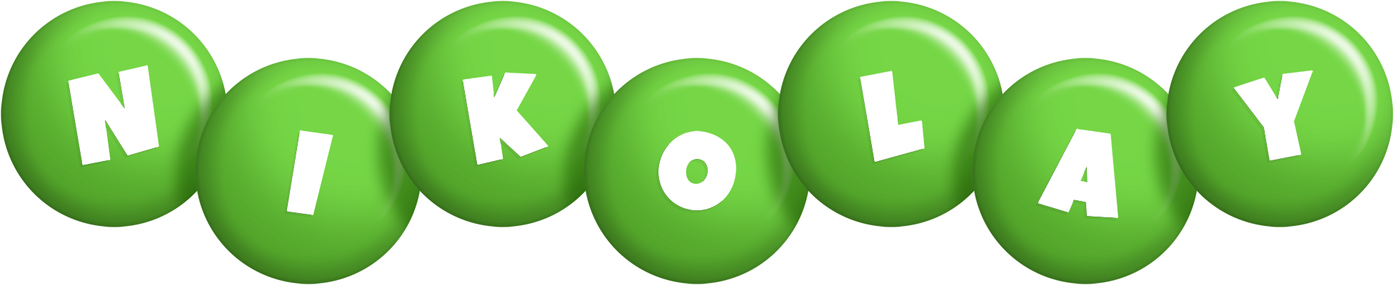 Nikolay candy-green logo