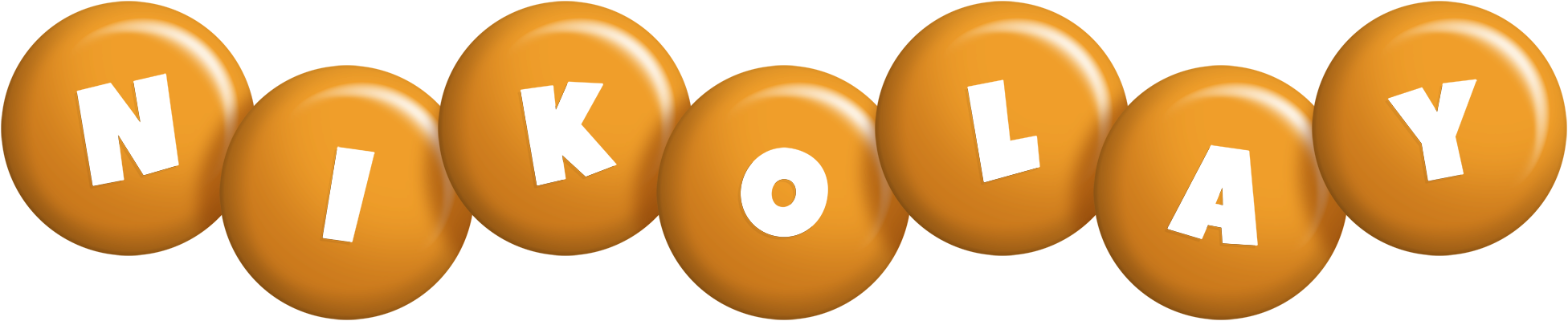 Nikolay candy-orange logo