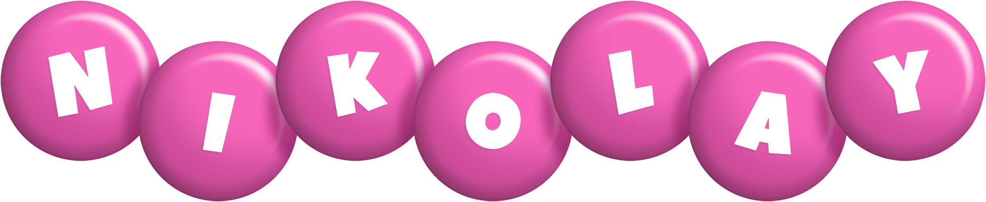 Nikolay candy-pink logo