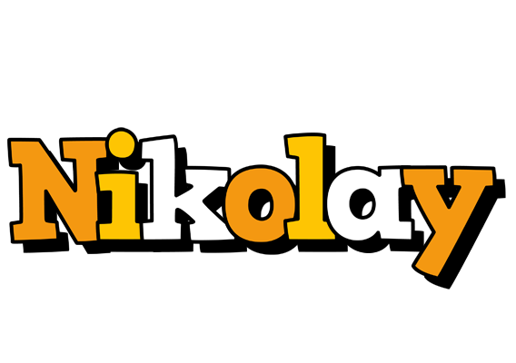 Nikolay cartoon logo