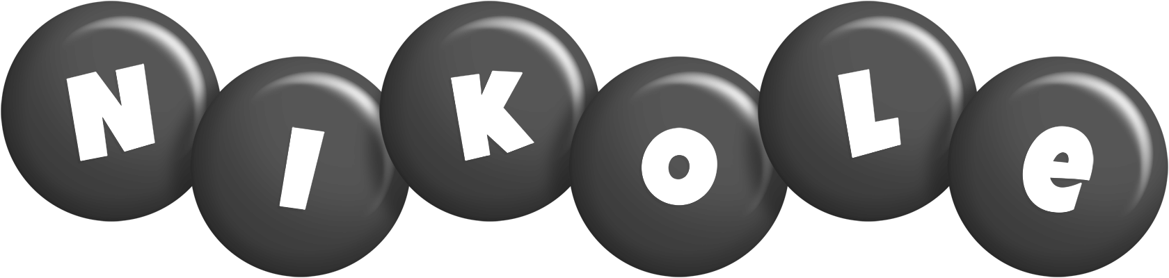 Nikole candy-black logo