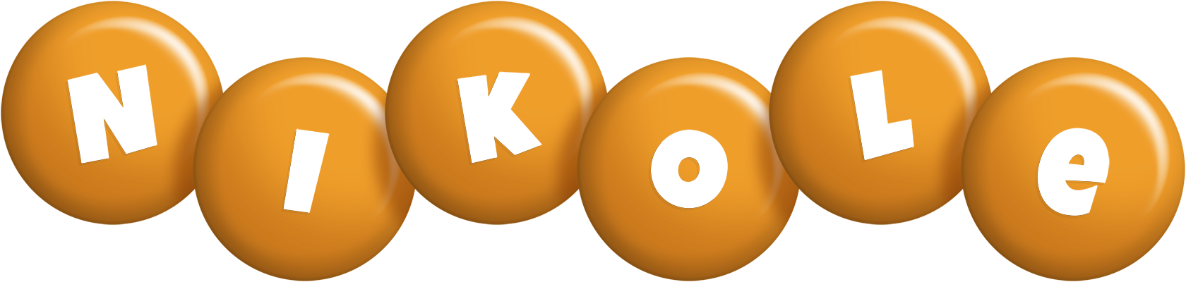 Nikole candy-orange logo