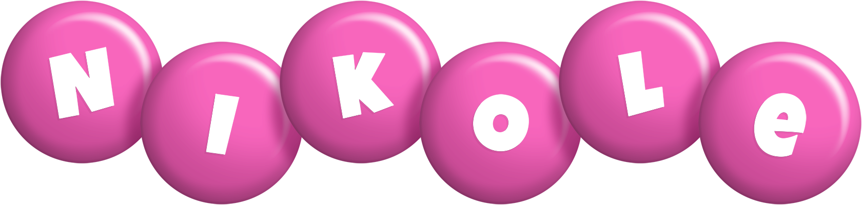 Nikole candy-pink logo