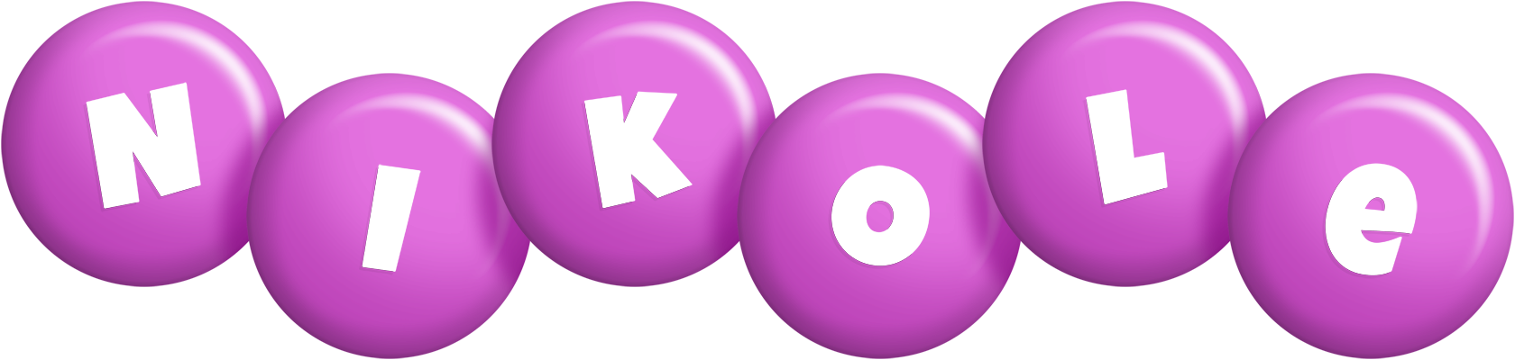 Nikole candy-purple logo