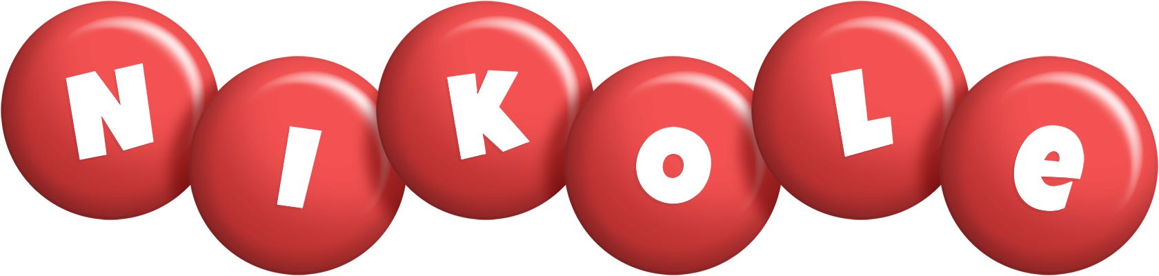 Nikole candy-red logo