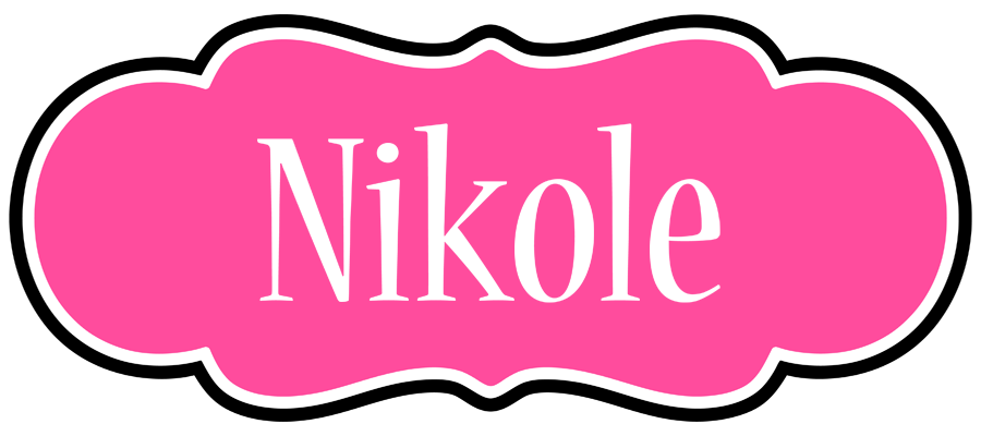 Nikole invitation logo