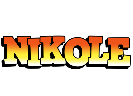 Nikole sunset logo