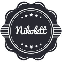 Nikolett badge logo