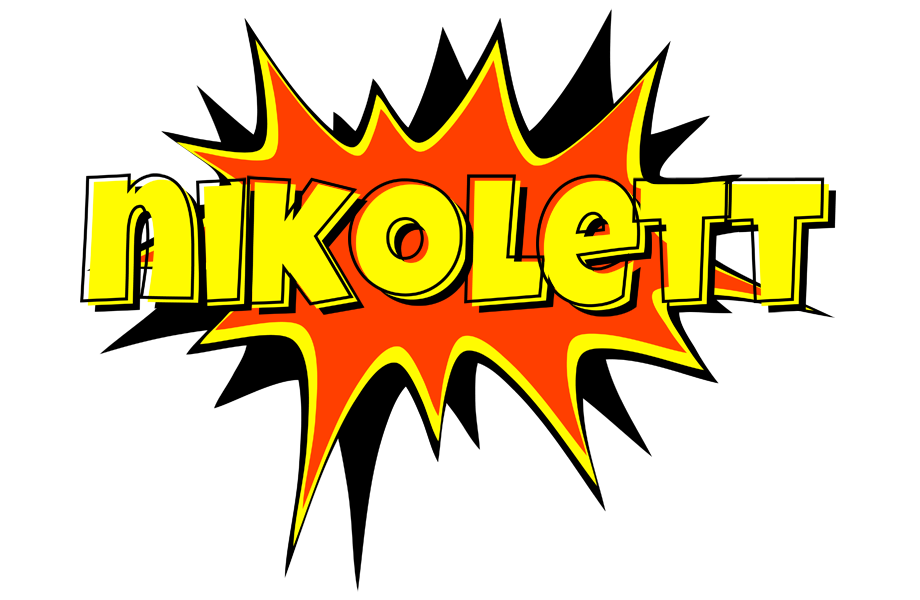 Nikolett bazinga logo