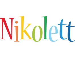 Nikolett birthday logo