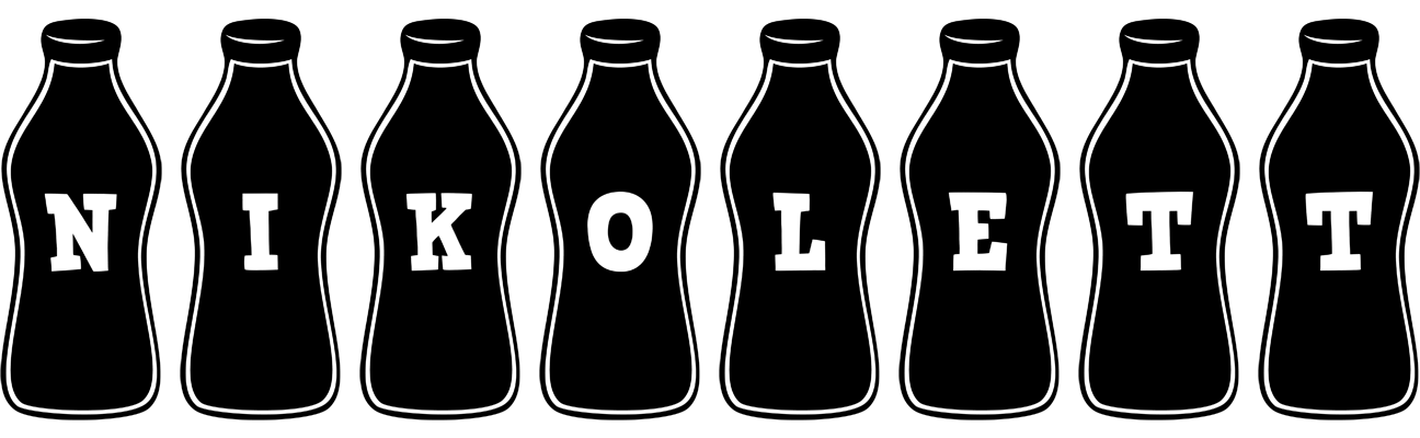 Nikolett bottle logo
