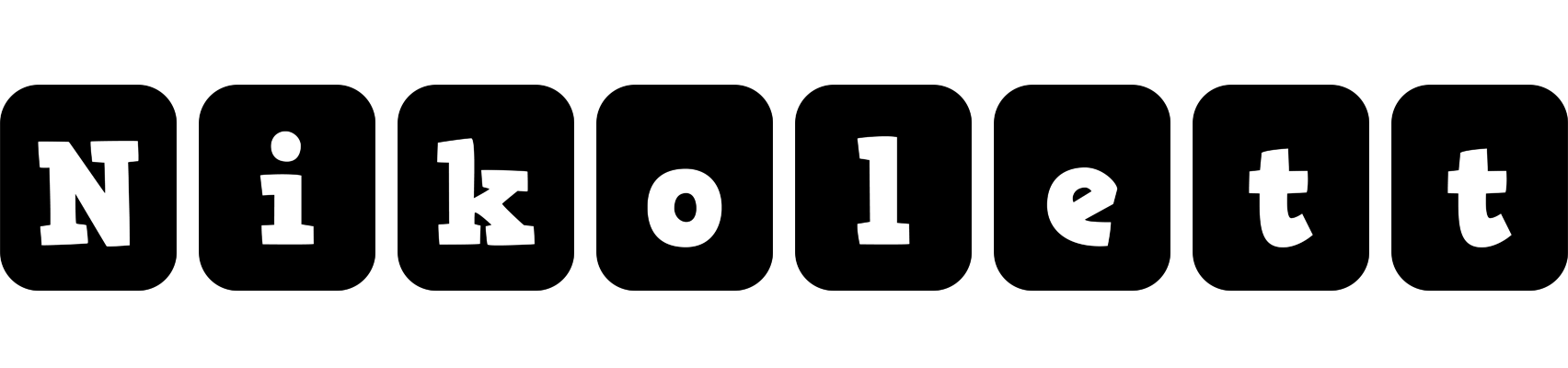 Nikolett box logo
