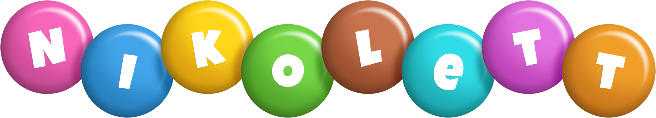 Nikolett candy logo