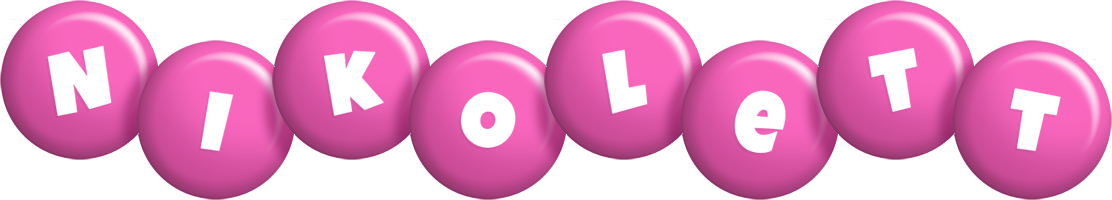 Nikolett candy-pink logo