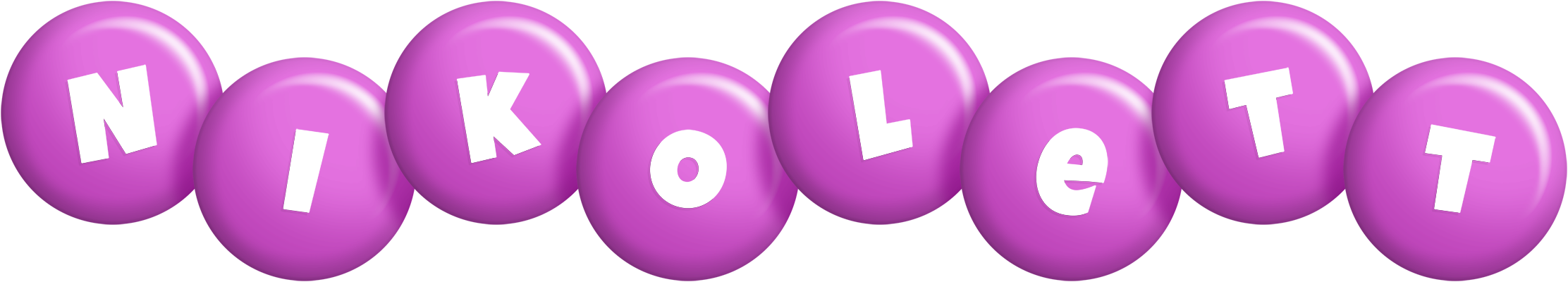 Nikolett candy-purple logo