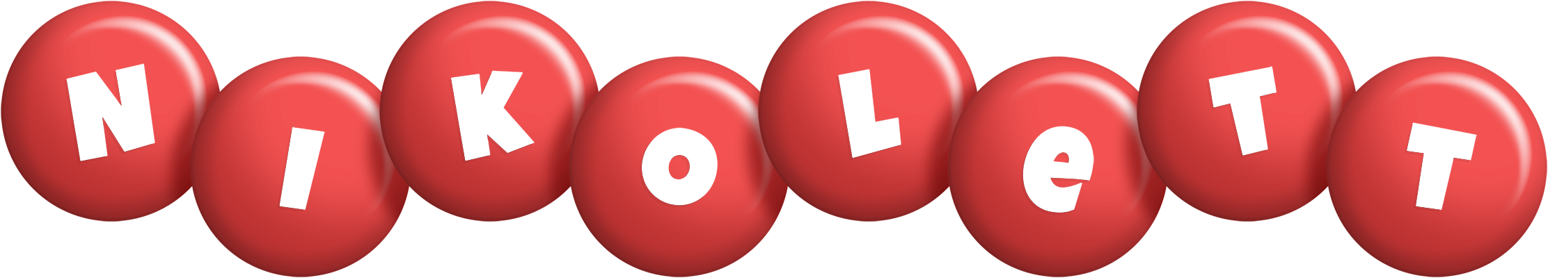 Nikolett candy-red logo