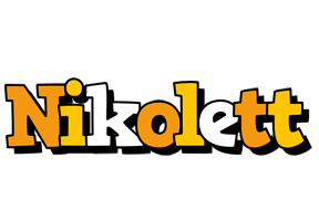 Nikolett cartoon logo