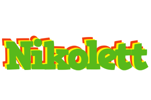 Nikolett crocodile logo