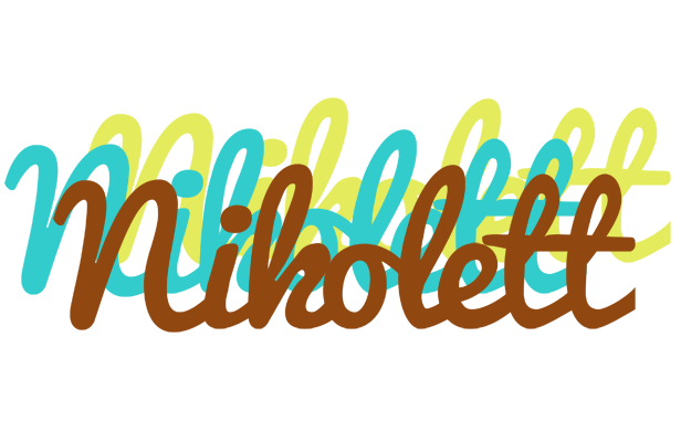 Nikolett cupcake logo