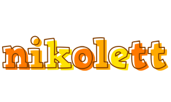 Nikolett desert logo