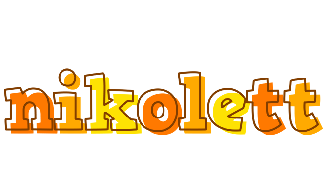 Nikolett desert logo