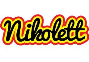 Nikolett flaming logo