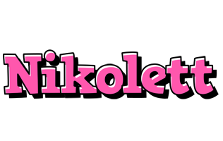 Nikolett girlish logo