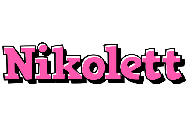 Nikolett girlish logo