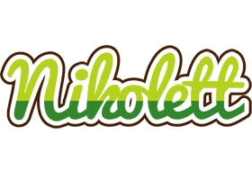 Nikolett golfing logo