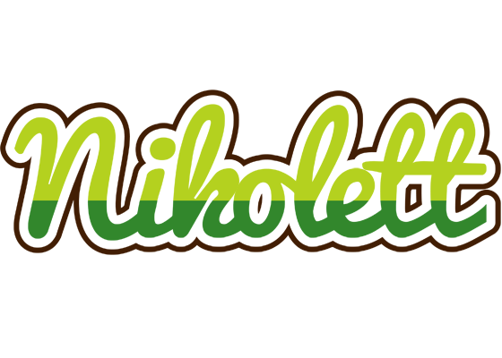 Nikolett golfing logo