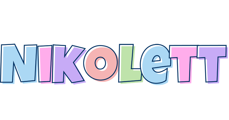 Nikolett pastel logo