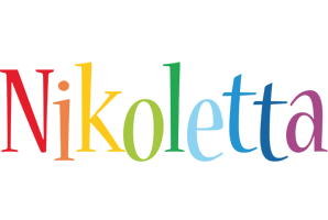 Nikoletta birthday logo