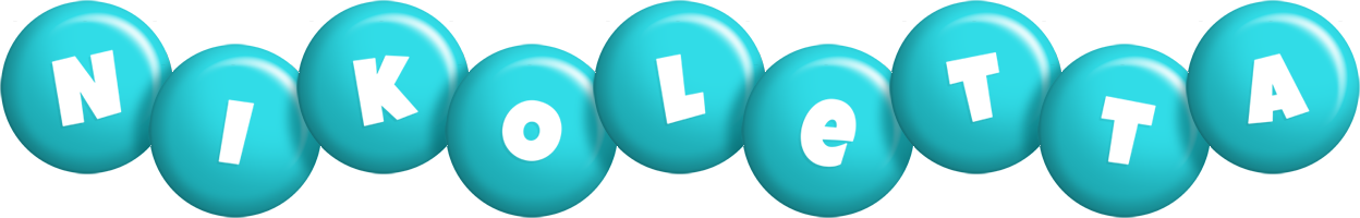 Nikoletta candy-azur logo