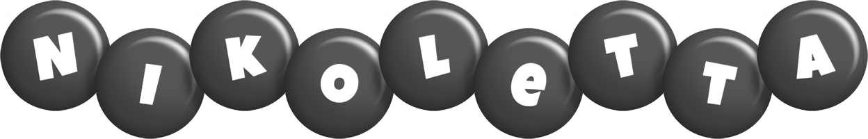 Nikoletta candy-black logo