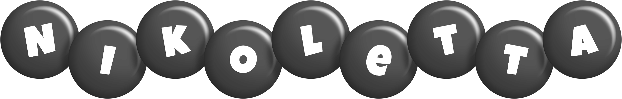 Nikoletta candy-black logo