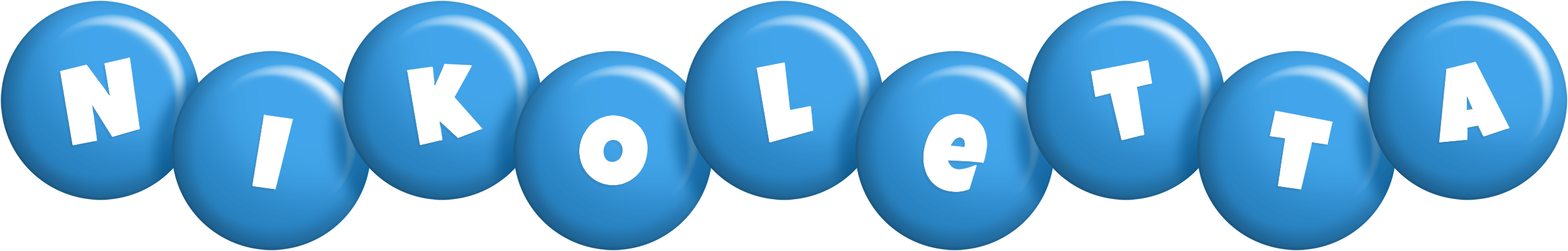 Nikoletta candy-blue logo