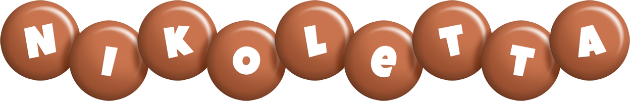 Nikoletta candy-brown logo