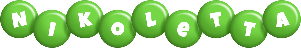Nikoletta candy-green logo