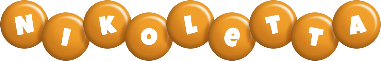 Nikoletta candy-orange logo