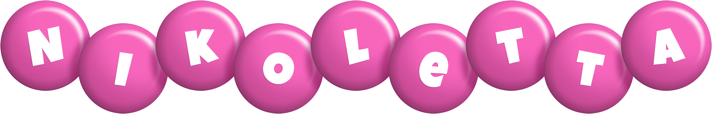 Nikoletta candy-pink logo