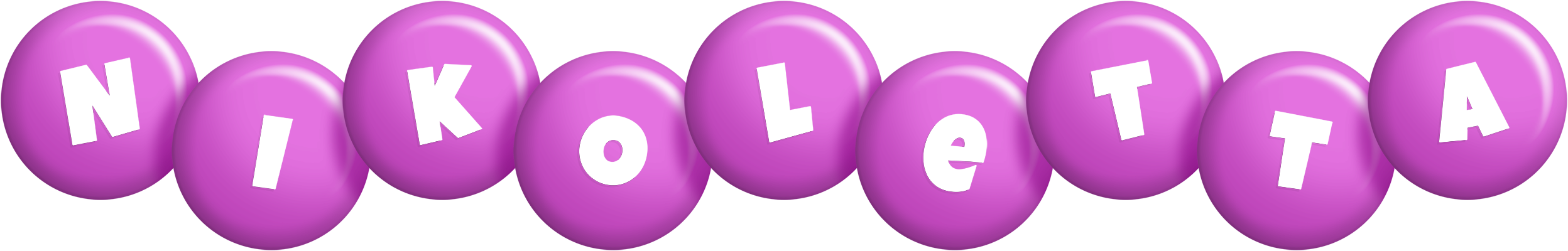 Nikoletta candy-purple logo