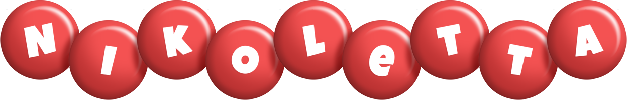 Nikoletta candy-red logo