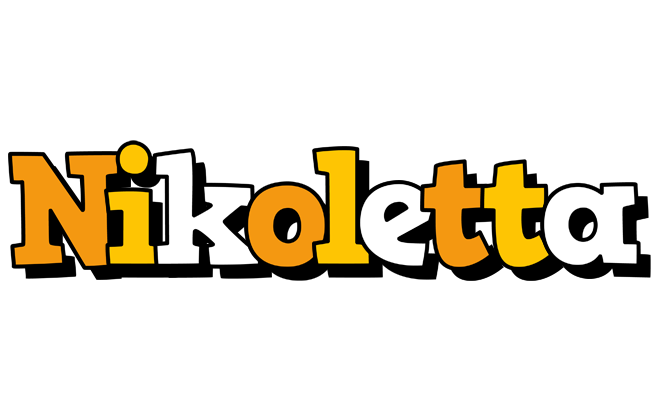 Nikoletta cartoon logo