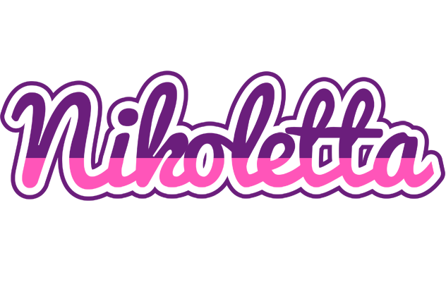 Nikoletta cheerful logo