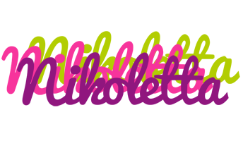 Nikoletta flowers logo
