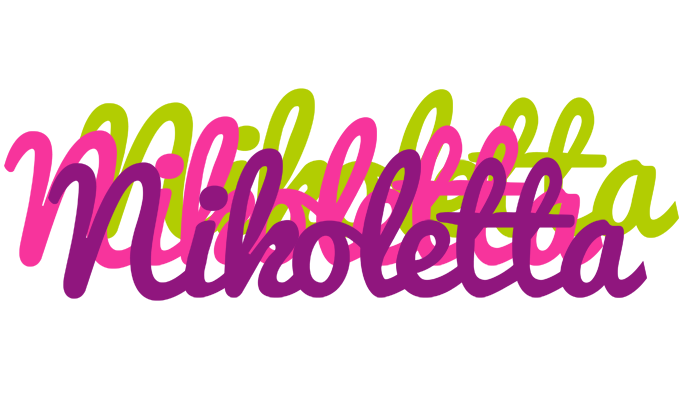 Nikoletta flowers logo