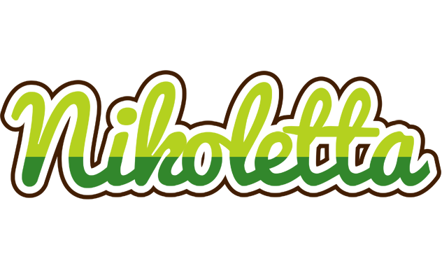 Nikoletta golfing logo