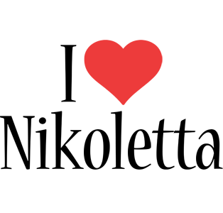 Nikoletta i-love logo